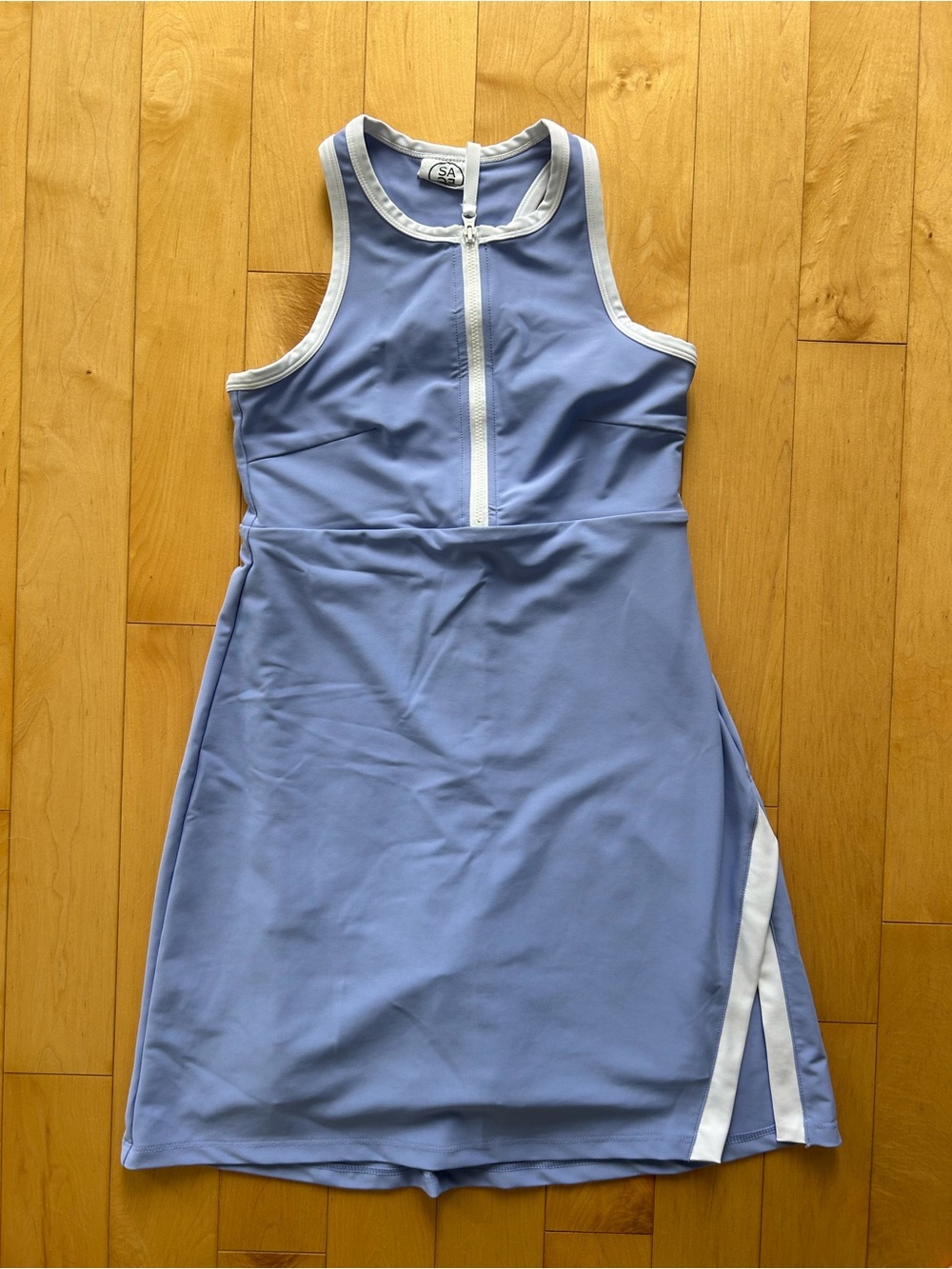 Women’s lavandar Athletic Dress with White Trim